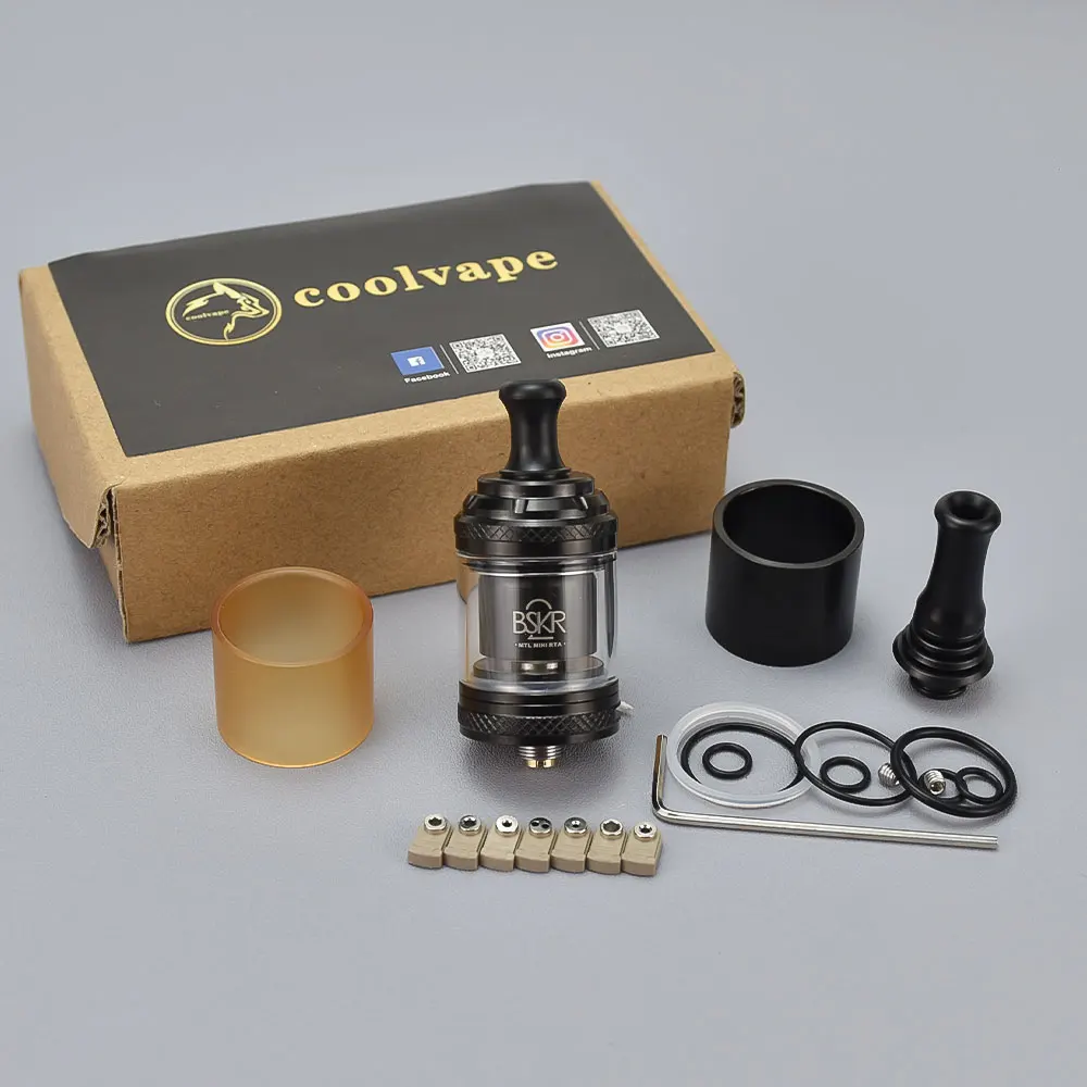 Бак-распылитель Berserker Mini V2 обслуживаемый атомайзер с одной катушкой 22 мм vs v2 MTL RTA |