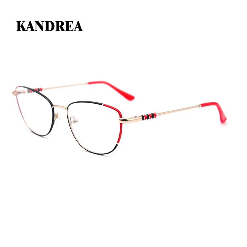 KANDREA 2020 женские очки в оправе кошачий глаз высококачественные металлические