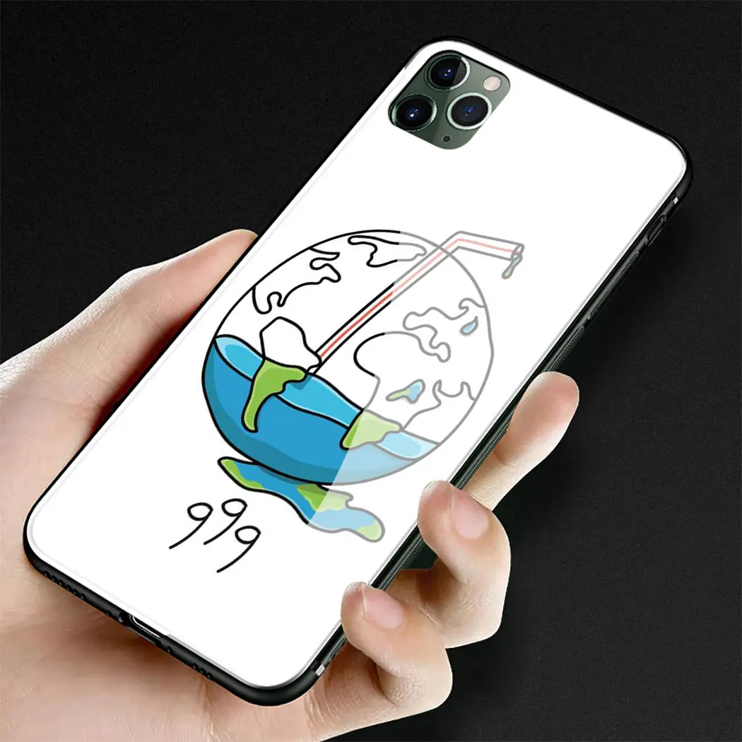 L44 Rapper Juice WRLD чехол из закаленного стекла для iphone 11 Por XS Max XR X 8 7 6 6S Plus 5 5S SE чехол
