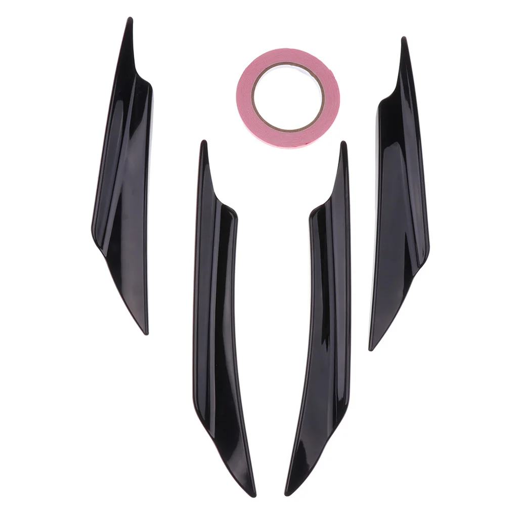 1 комплект из 4 предметов сменный автомобильный передний бампер разделитель для