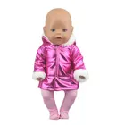 2020 Новый пуховик четырех цветов костюм подходит для куклы-новорожденных 43 см 17 дюймов аксессуары для кукол реборн