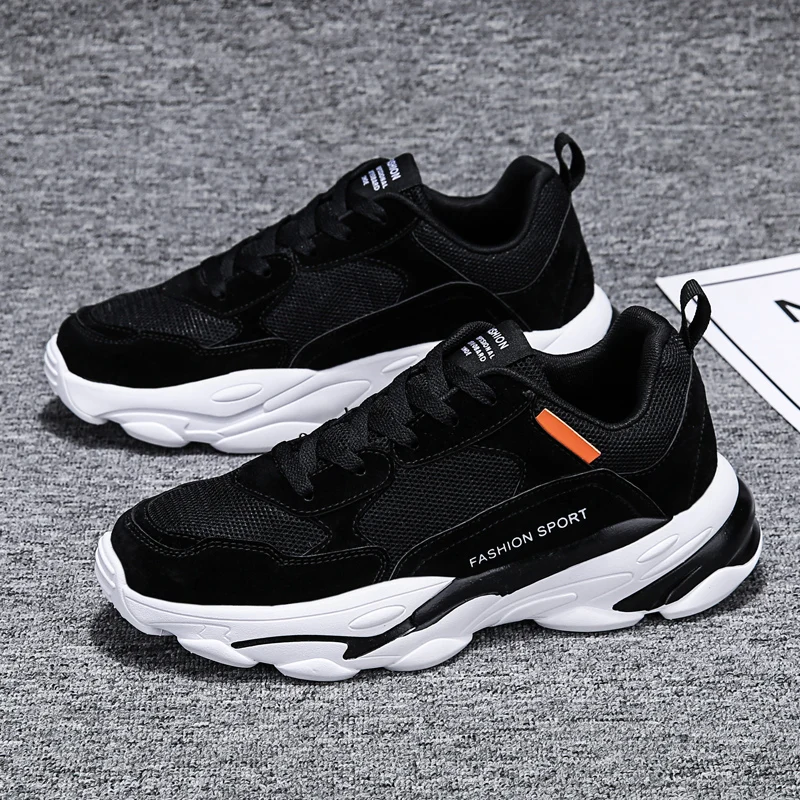 Мужские кроссовки для бега прогулок сетчатая спортивная обувь легкие мужские