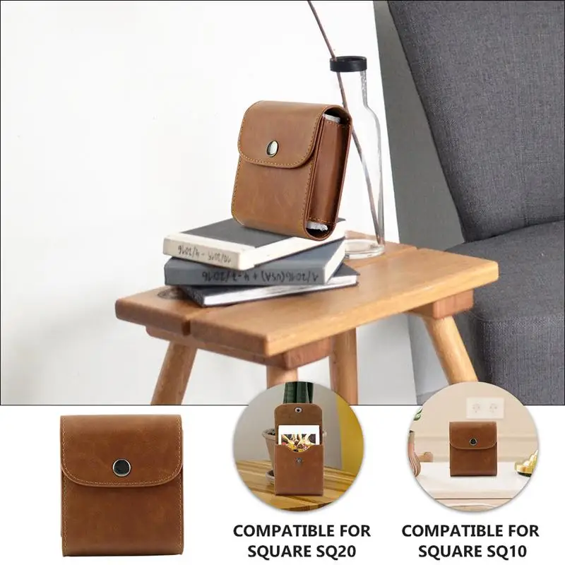 

PU Leather Film Holder Portable Photo Case Compatible for Square SQ20/SQ10/SQ6