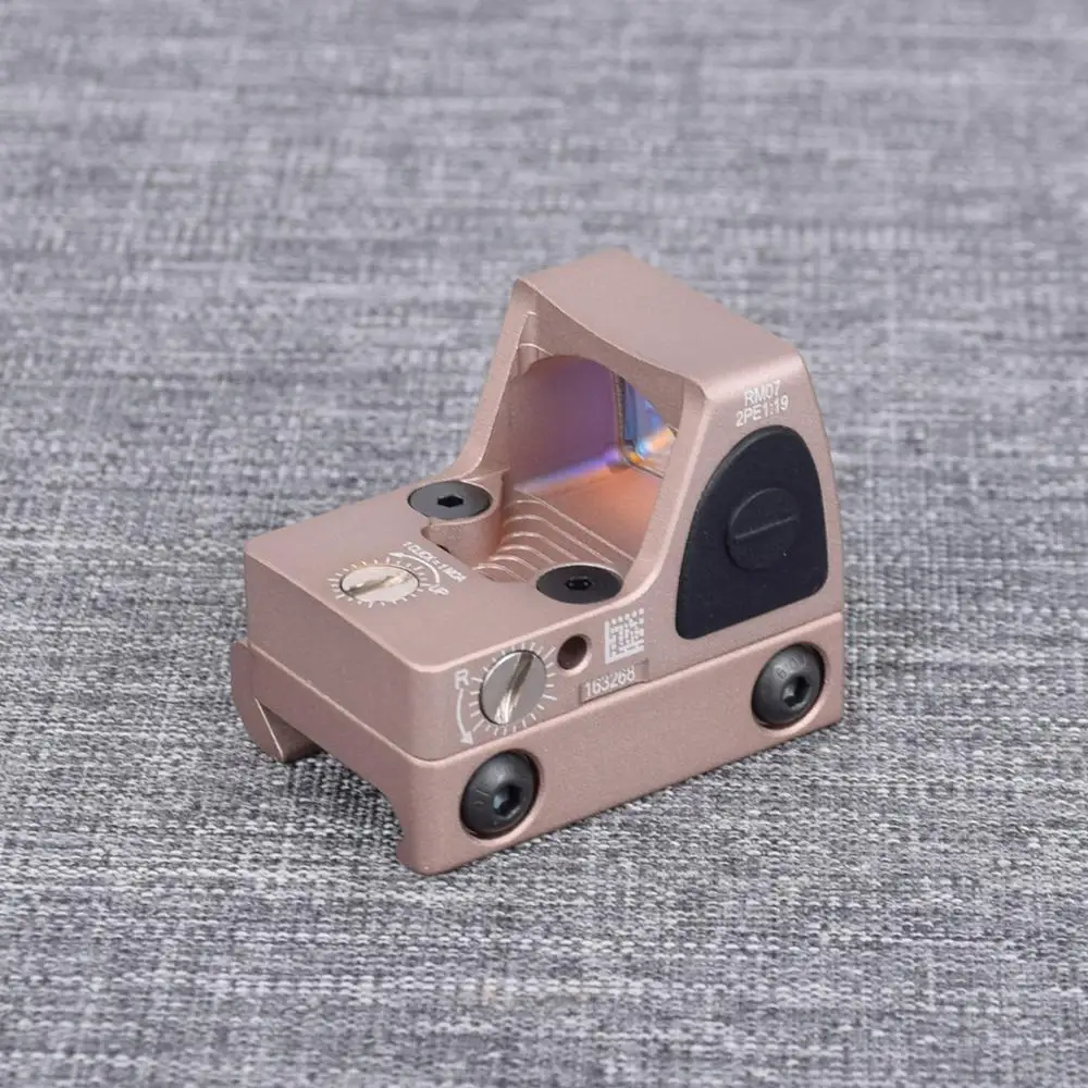 Оптический прицел Mini RMR с красной точкой регулируемый Коллиматор винтовочный Glock