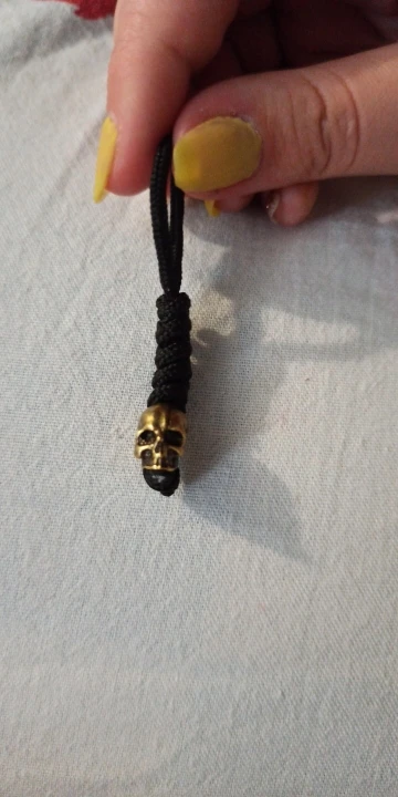 Подвеска в виде черепа брелок скелет Плетеный веревочный зонт альпинистский