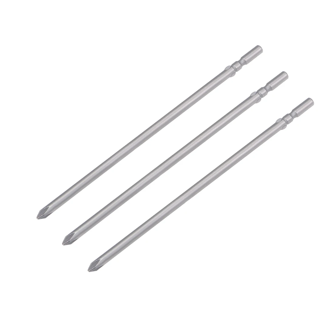 

uxcell 3pcs Phillips Bits 5mm Round Shank 150mm Length Cross 5PH1 Magnetic Screw Driver S2 Screwdriver Bit