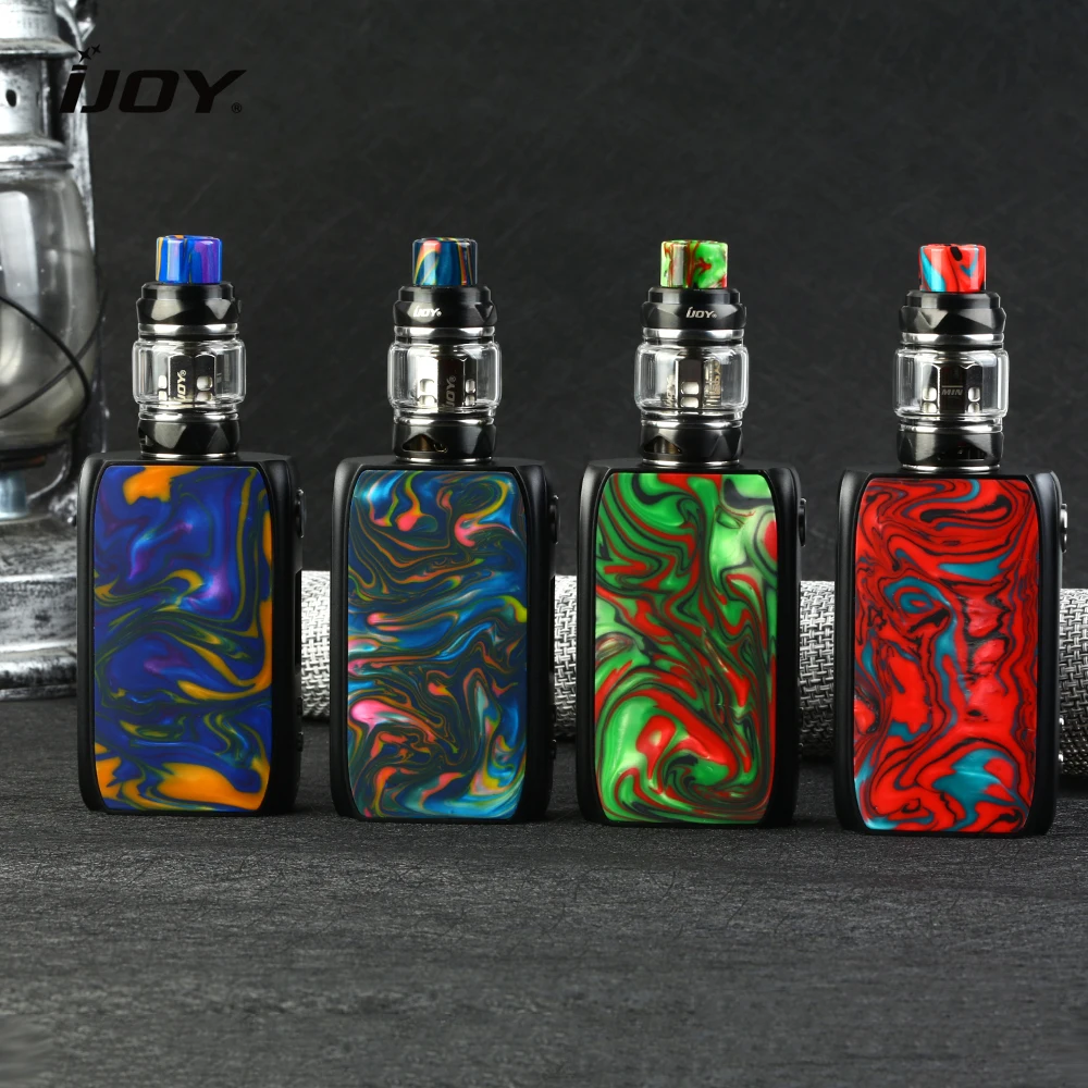 Лидер продаж IJoy Shogun Univ комплект 180 Вт TC коробка мод 5 мл Танк vape Комплект fit 18650