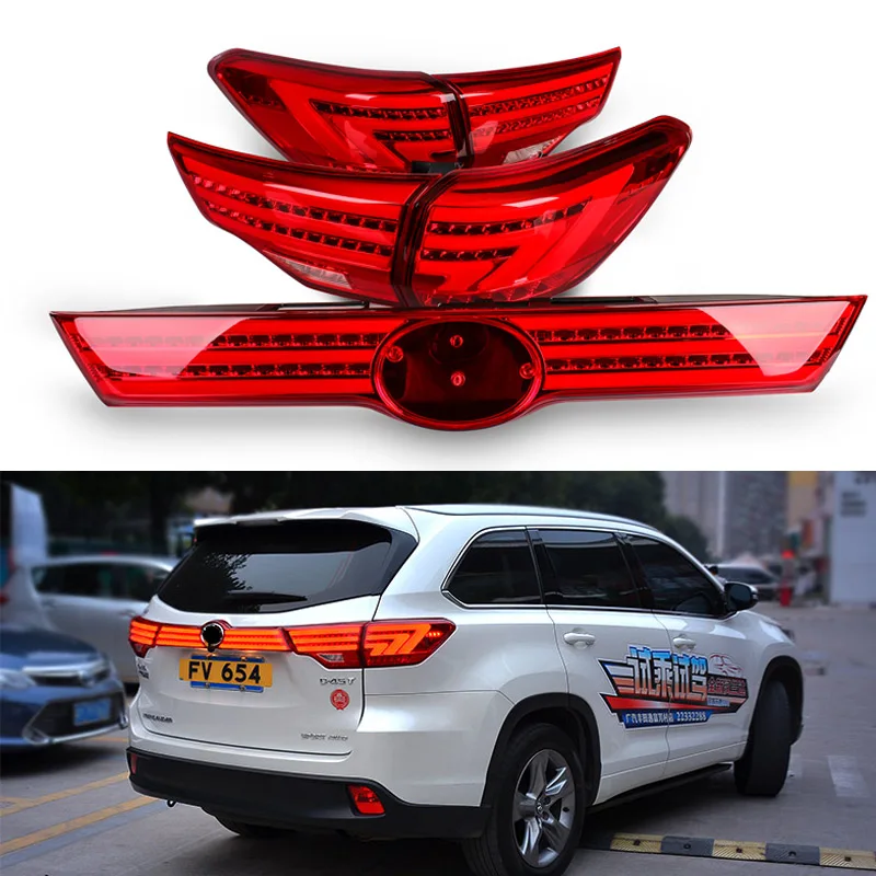 Светодиодный задний фонарь для Toyota Highlander 2015 2016 2017 левой и правой стороны