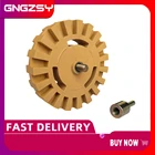 Наклейка для удаления ластика, резиновая Автомобильная Виниловая наклейка для удаления клея и краски с комплектом адаптеров для дрели, лента для ярлыков, инструмент для быстрого удаления E22