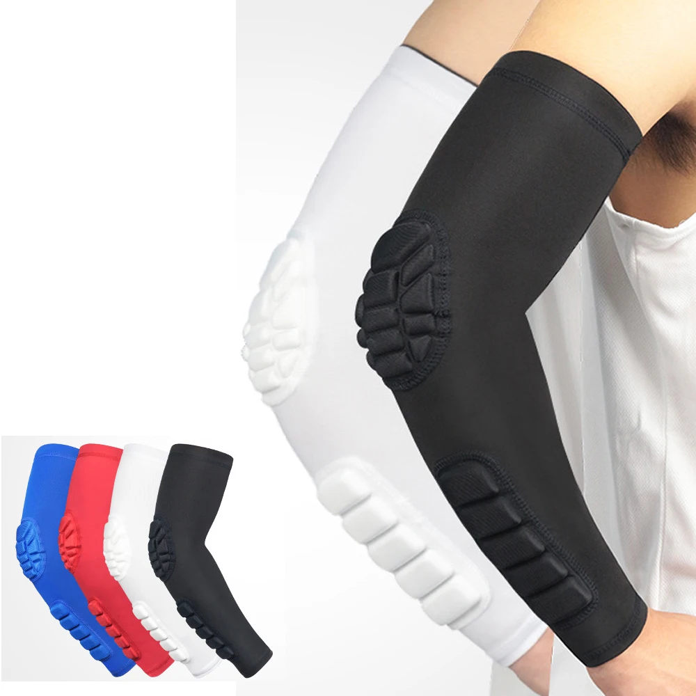 

Football Shin Guards Protector Soccer Honeycomb Anti-crash Leg Calf Compression Cover Cycling Running Sport Knee Pads Elbow Pads
