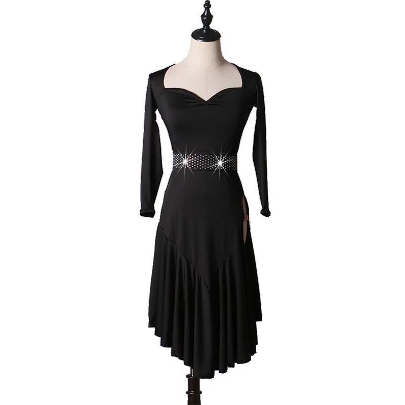 Женская юбка для латиноамериканских соревнований современная элегантная танцев