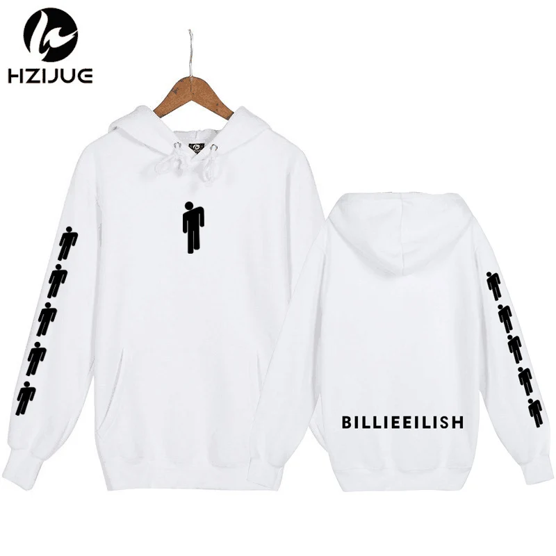 New 2019 Billie Eilish Hoodie Print Hooded Women Men Sweatshirt Clothes Harajuku Casual Hot Sale Suprem Hoodies Kpop Sweatshirts |