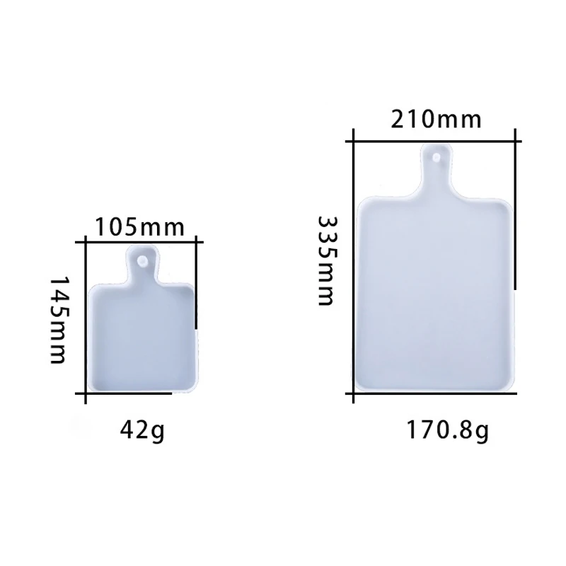 

1Set Round Square Handle Coaster Tray Silicone Resin Molds Epoxy UV Handcrafts Decoration Supplies For Jewelry Making DIY Tools