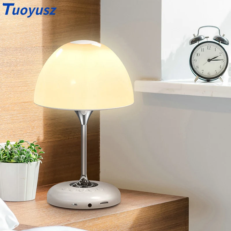 

Многофункциональная прикроватная настольная лампа, Bluetooth-динамик, беспроводной FM-радиоплеер, атмосферсветильник свет для дома 5,0, Bluetooth-дин...