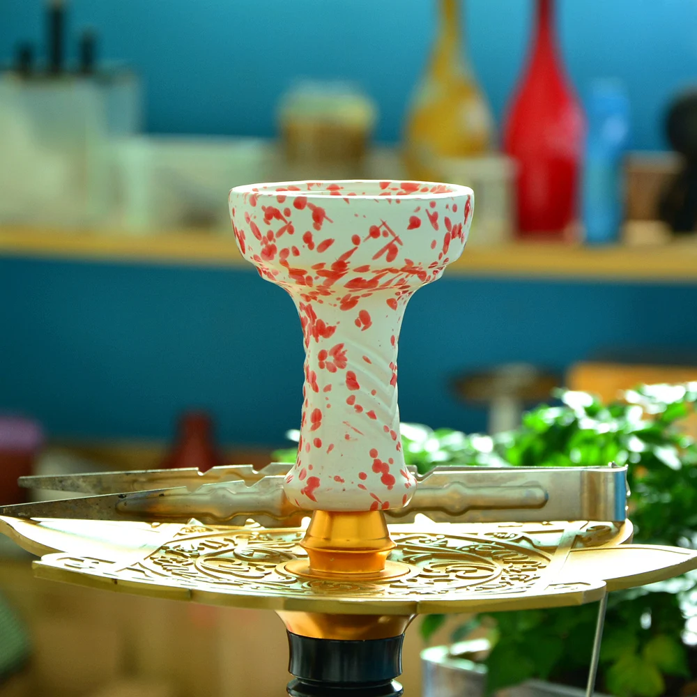 GJ керамическая кальянная чаша для кальяна чаши для табака Chicha Narguile Cachimbas Sisha Nargile Aksesuarlar Sheesha аксессуары для водопроводных труб