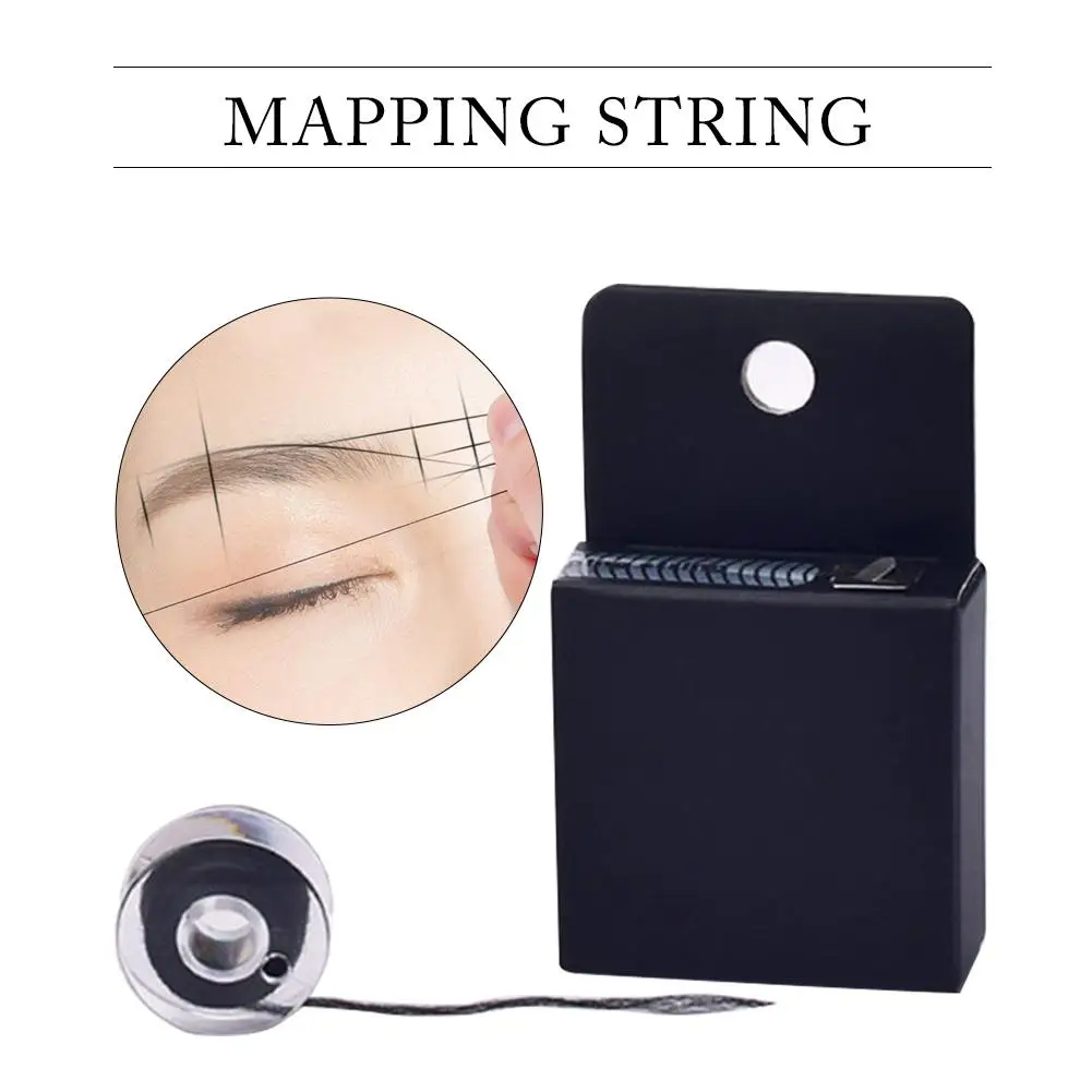 

10M Pre-Inked Brow Mapping Strings Pigment String For Microblading Eyebow Mapping Thread For Eyebrow Semi Permanent Makeup Tools