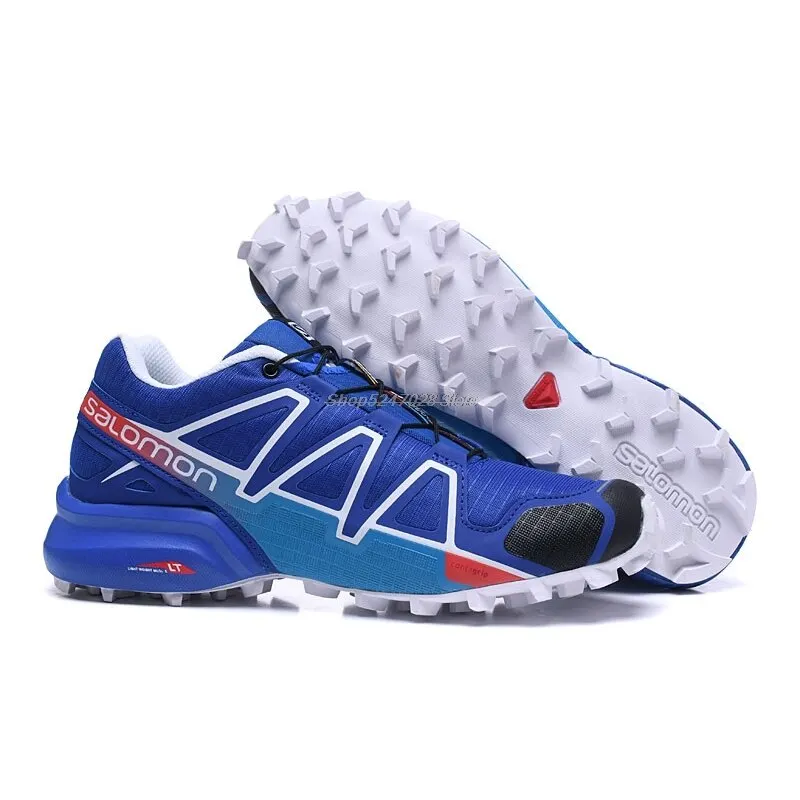 

Hot Sale Salomon-Shoes Men Speed Cross 4 CS Cross-country Running Shoes Sneakers Athletic Shoes Black White Sport Shoes