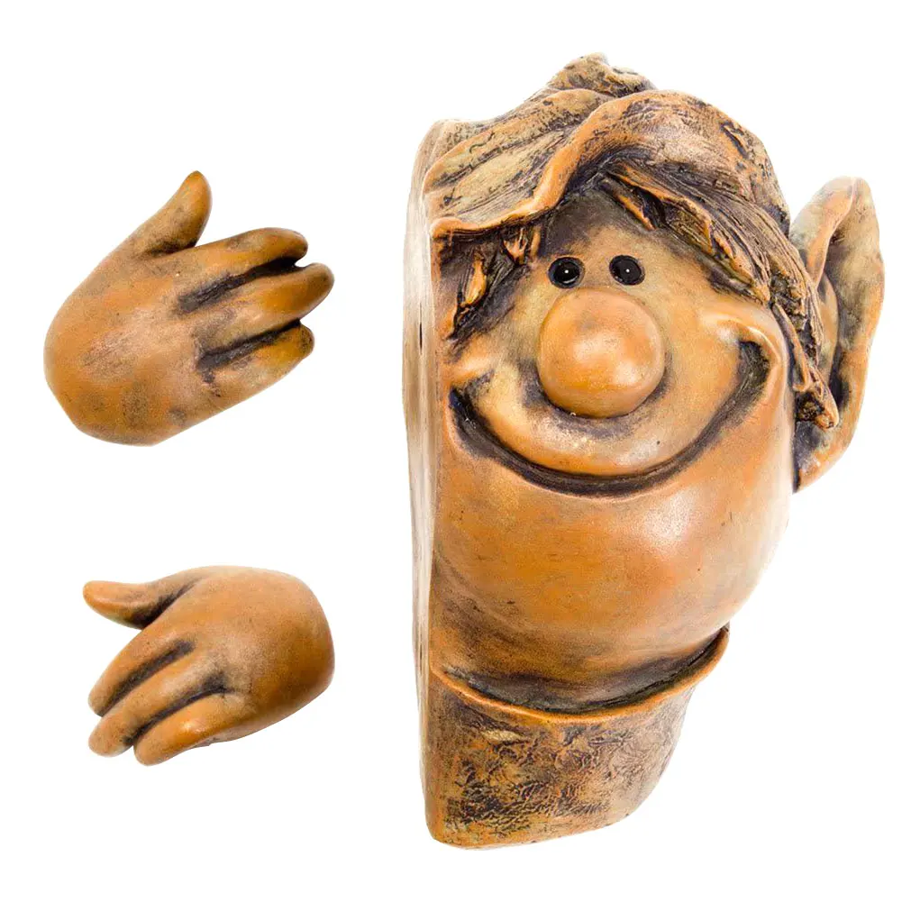 

Garden Peeker Elf Tree Hugger Hide Resin Outdoor Sculpture Ornament Home Decorations Crafts Outdoor Garden Gnome Statues Gifts