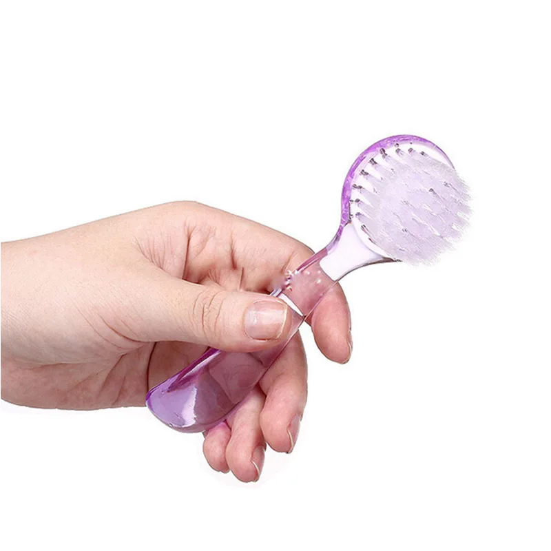 

10pcs Nail tool nail brush round head with cover amnioid brush large dust dust brush horn brush clean wash face brush