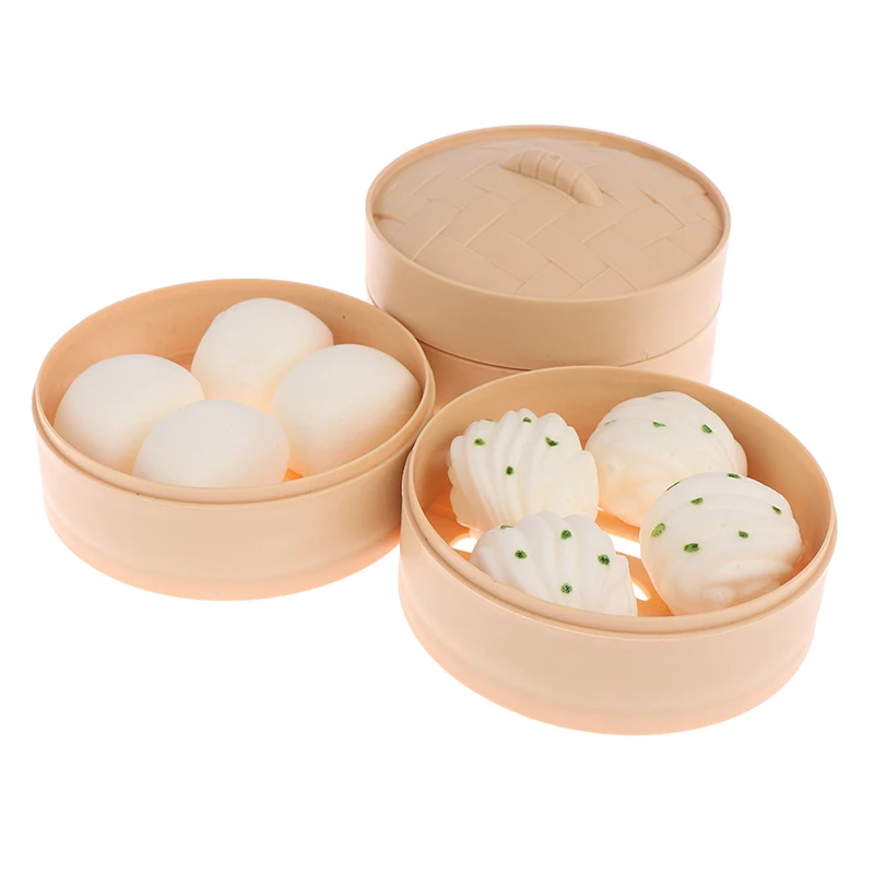 

Steamer Of Steamed Stuffed Bun Fidget Sensory Toy Autism Special Needs Stress Reliever Stress Soft Squeeze Toy