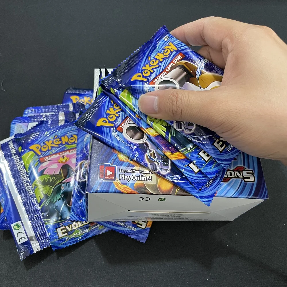 Cartas coleccionables de Pok&eacute;mon, caja de Cartas coleccionables, versi&oacute;n en ingl&eacute;s, 324 unids/caja-5
