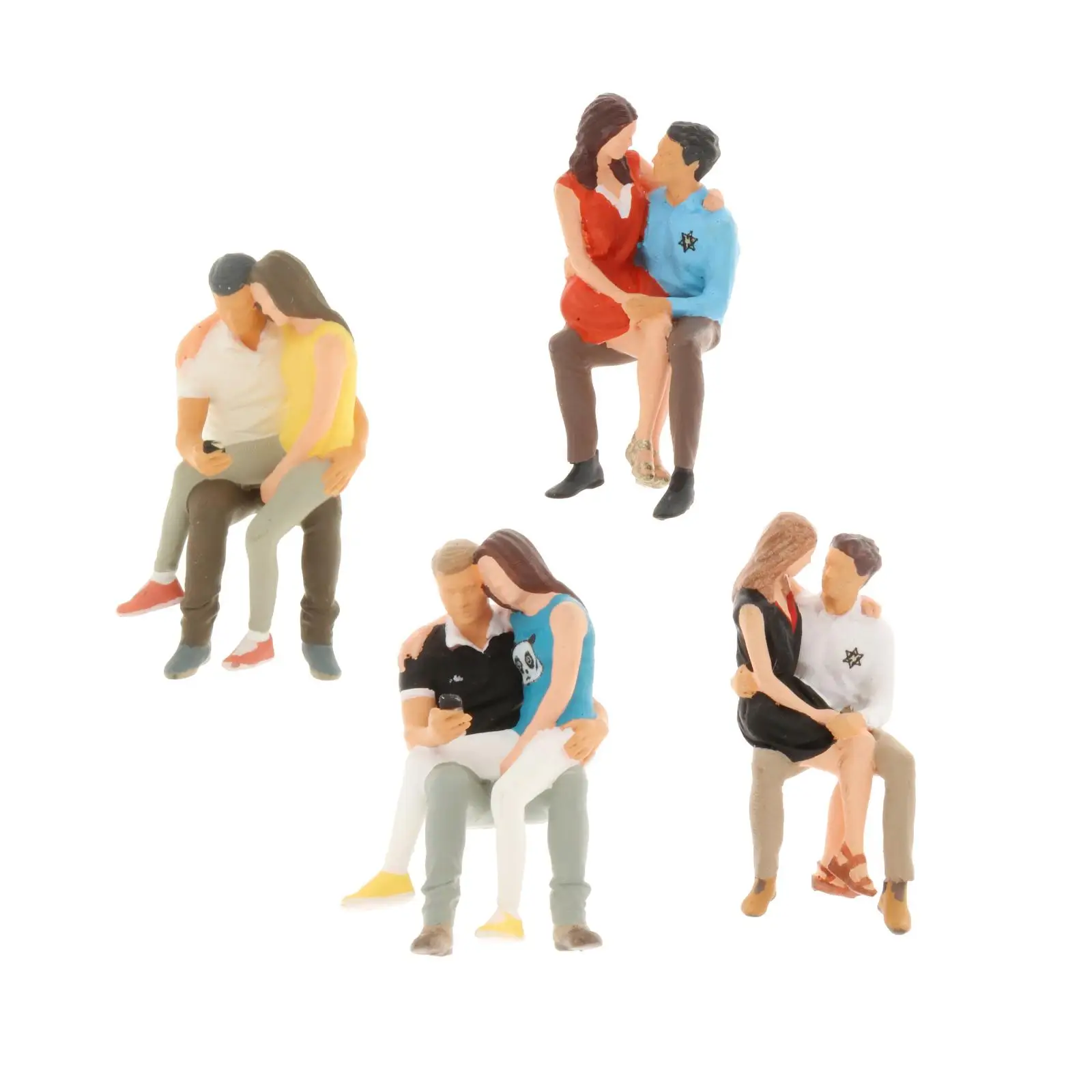 

1:64th People Figures Diorama Miniature Model Figurines Character Statues for Micro Scene Scenery Layout Decoration