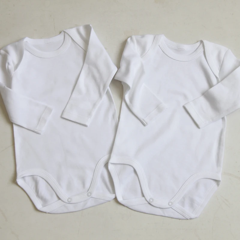 2/3/4 шт. детское хлопковое боди с длинным рукавом и круглым вырезом | Мать ребенок