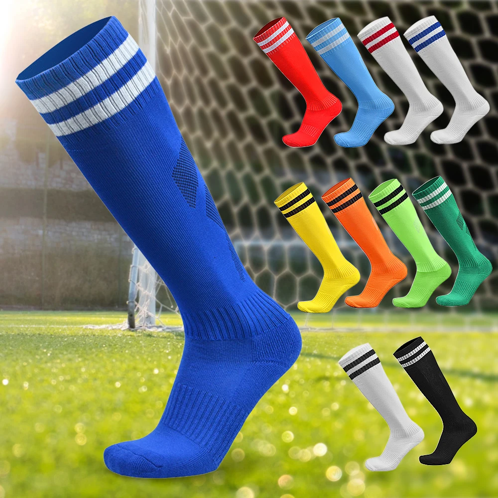 

Soccer Socks Skidproof Breathable Footbll Socks Adults Children Sports Knee Socks
