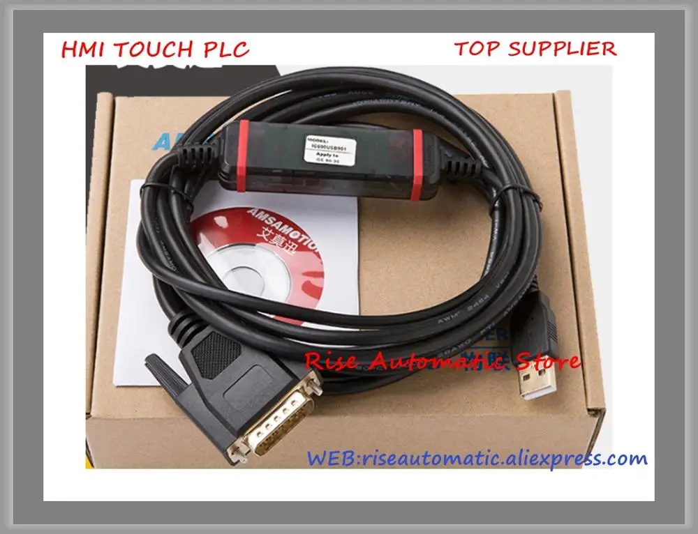 Новый в коробке IC690ACC901 RS232 SNP интерфейс IC690USB901 программируемый ПЛК-кабель для
