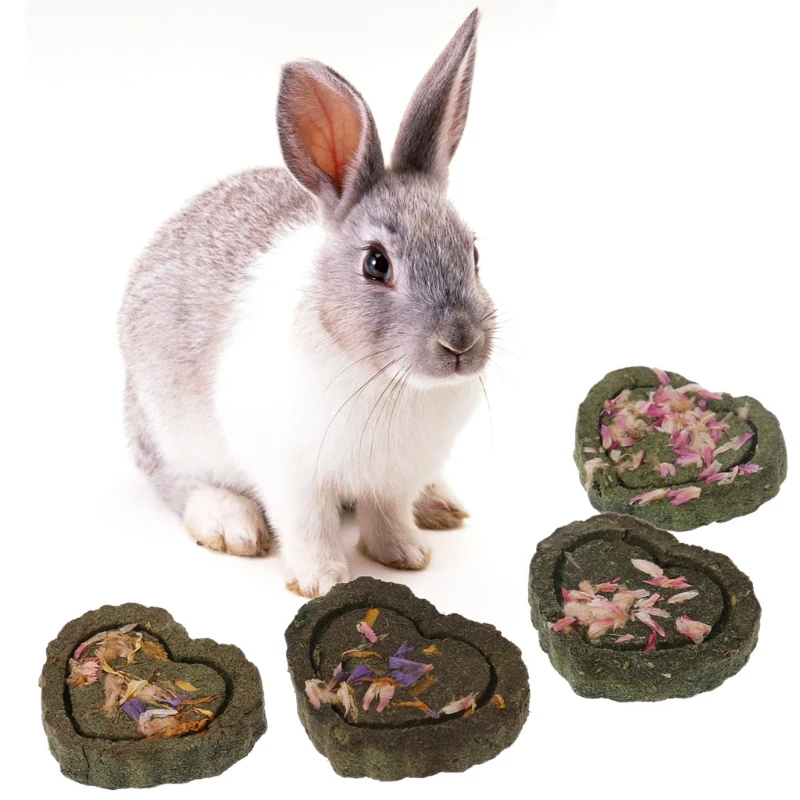 

2pcs Pet Hamster Teeth Grinding Grass Toy Guniea Pig Rabbit Chinchilla Chew Toy