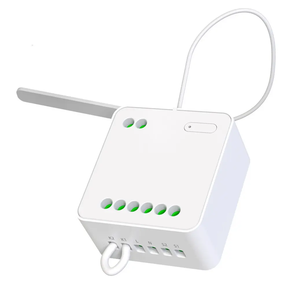 

Two-way Control Module Smart Socket Wireless Relay Controller 2 Channels Smart Switch Work For App