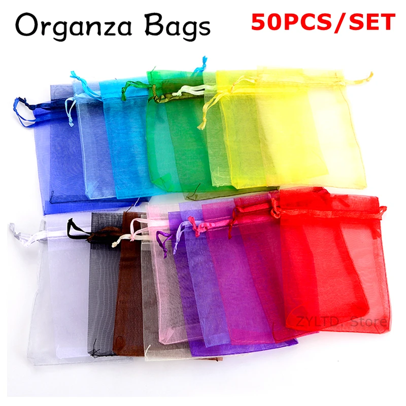 Сумка из органзы конфетная сумка упаковка для ювелирных изделий украшения