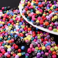 500pcslot 3mm charm czech glass seed beads mixed color round glass spacer beads for jewelry making diy bracelet accessories