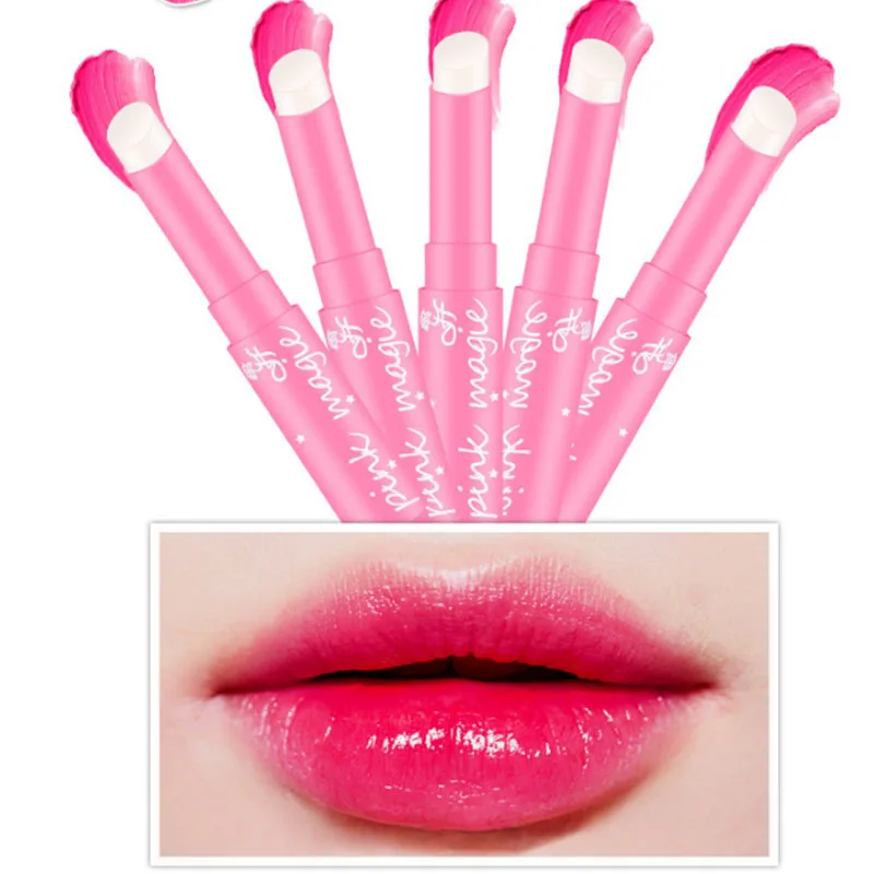 Хамелеон персикового цвета сохраняет увлажнение не обесцвечивается