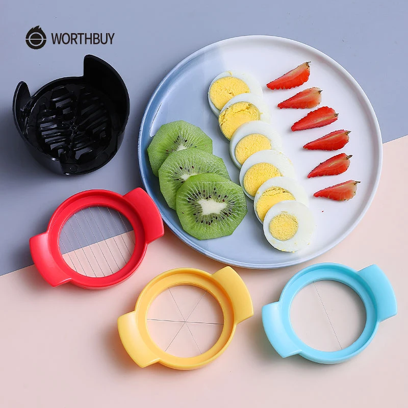

WORTHBUY Многофункциональный 3 в 1 нож для яиц пластиковый нож для фруктов и яиц с проводом из нержавеющей стали 18/8 кухонные аксессуары инструме...