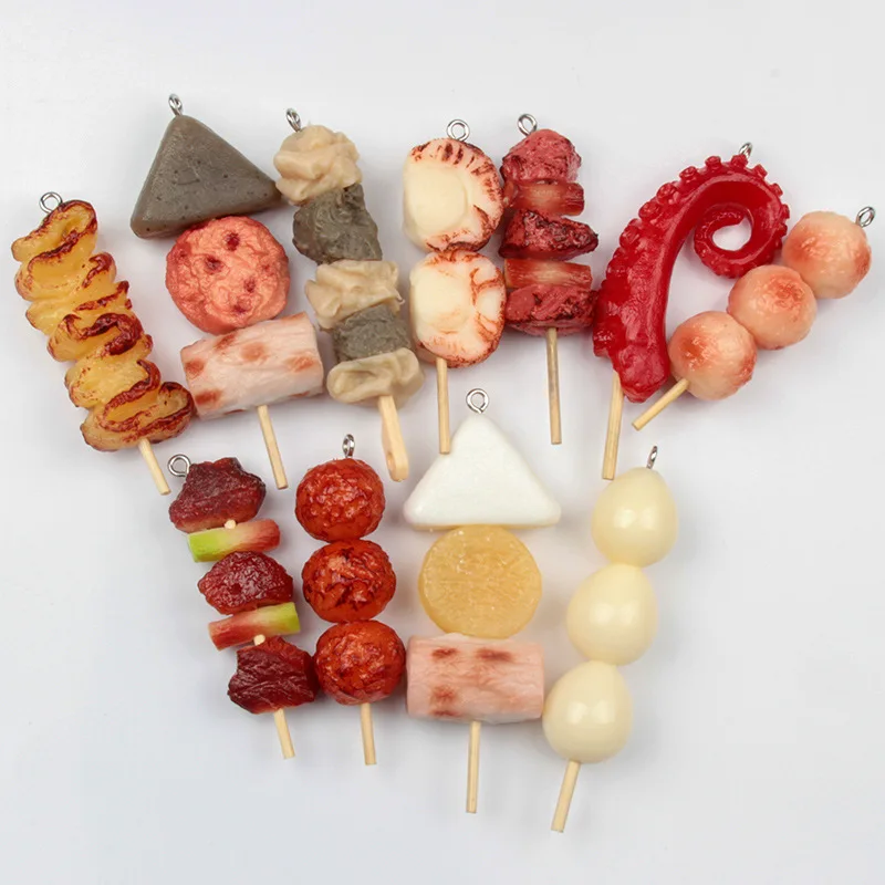 Поддельные Шпажки для барбекю из ПВХ имитирующие кальмара должны приклеиться