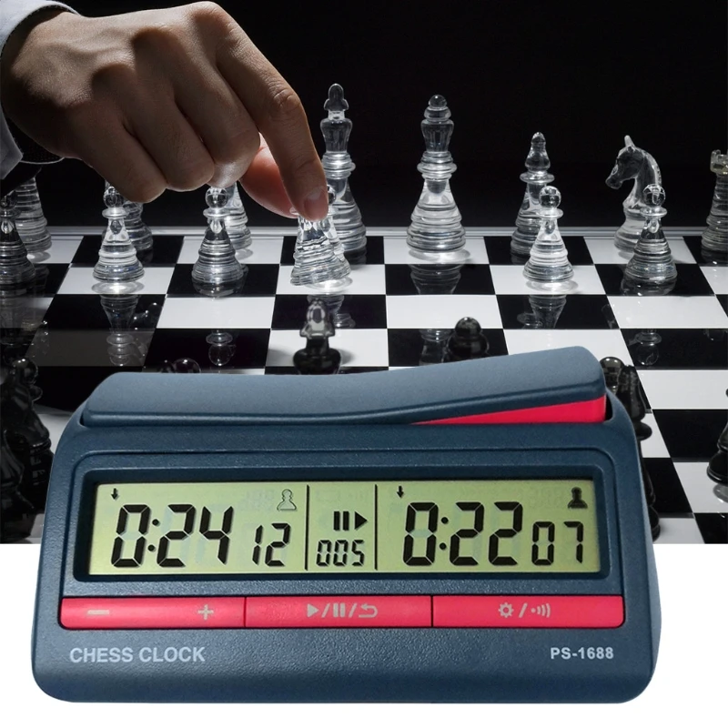 

Advanced Chess Digital Timer Chess Clock Count Up Down Board Game Clock