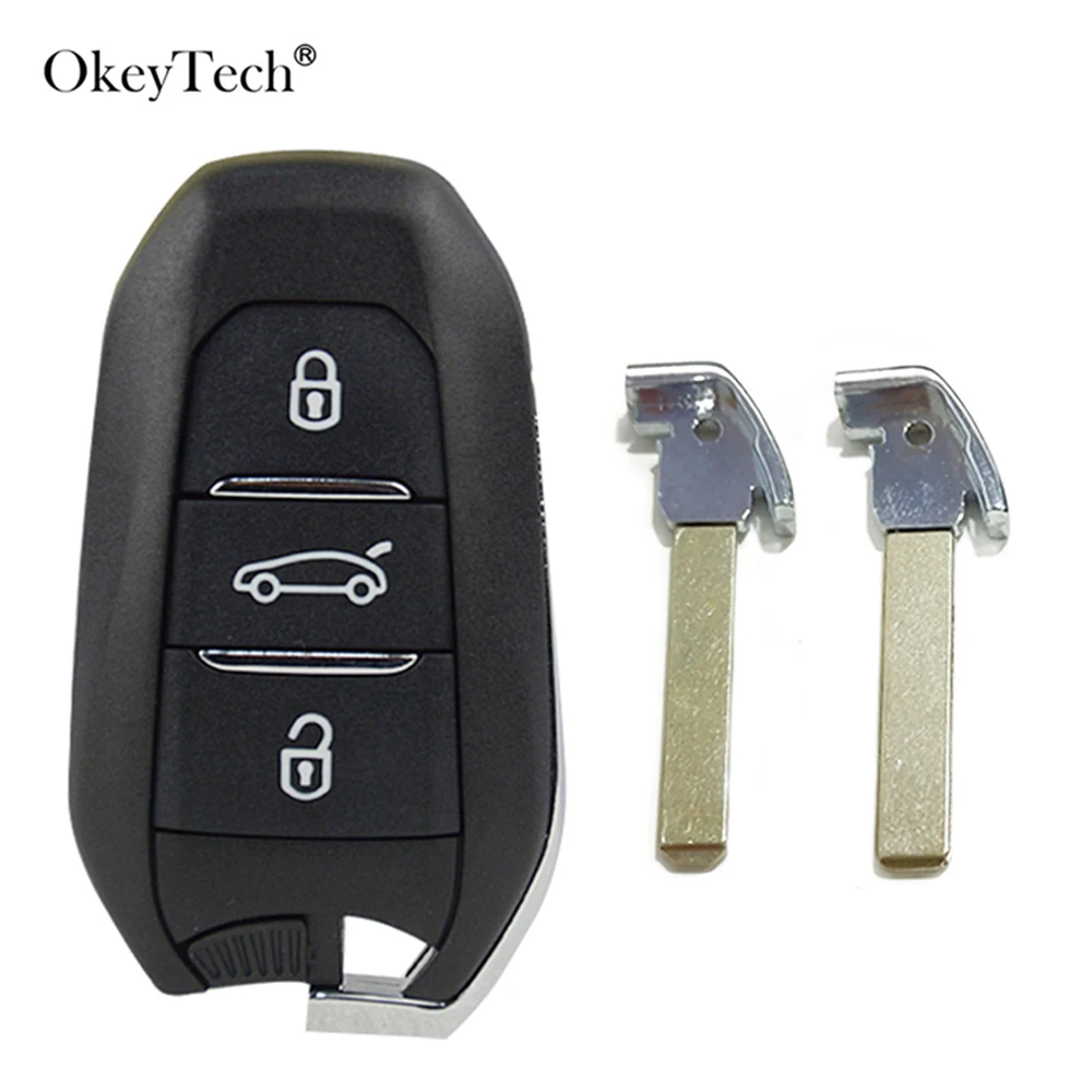 Okeytech 3 кнопки дистанционного ключа автомобиля в виде ракушки чехол КРЫШКА ДЛЯ