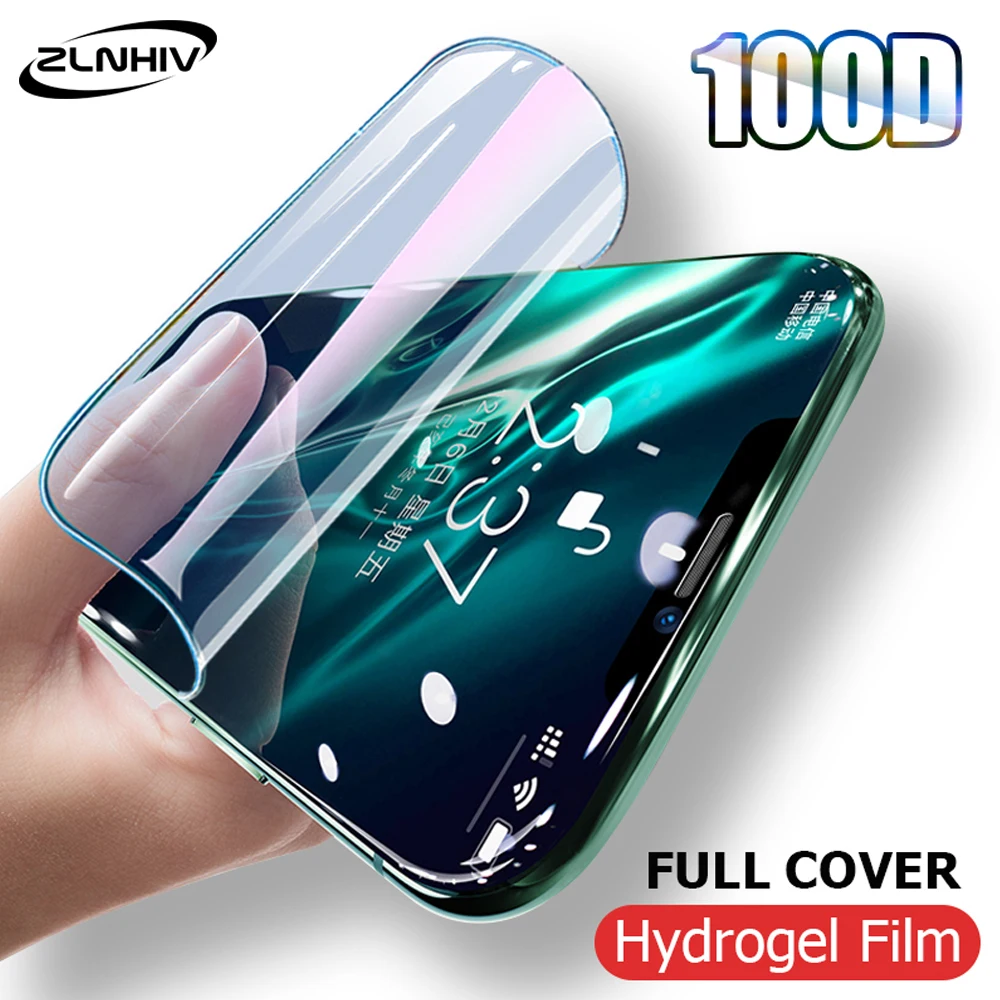 Zlnвич 100D мягкий чехол с полным покрытием для iphone x xr xs max Гидрогелевая пленка