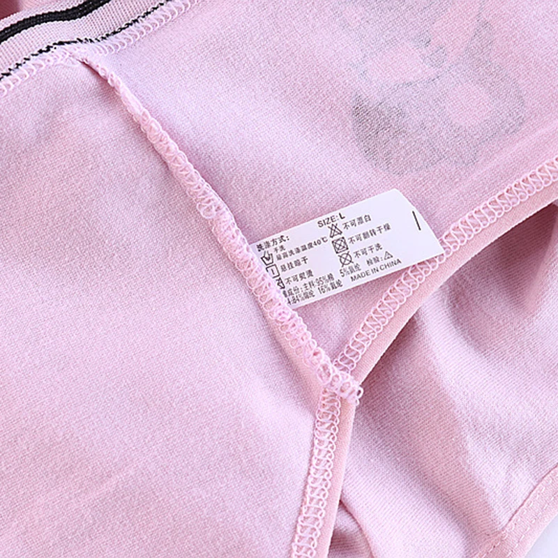 Трусы для девочек женские трусики хлопковое нижнее белье с принтом кота