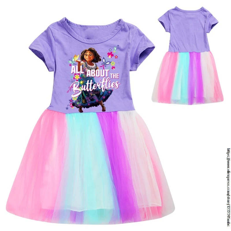 Женская одежда для маленьких девочек платья принцесс до колен свадебной