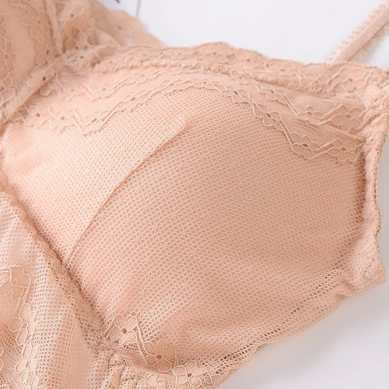 Sexy Tube Top For Women Backless Beauty Adjustment Padded Wire Free Solid Color Knitwear Lace Side Intimate | Женская одежда