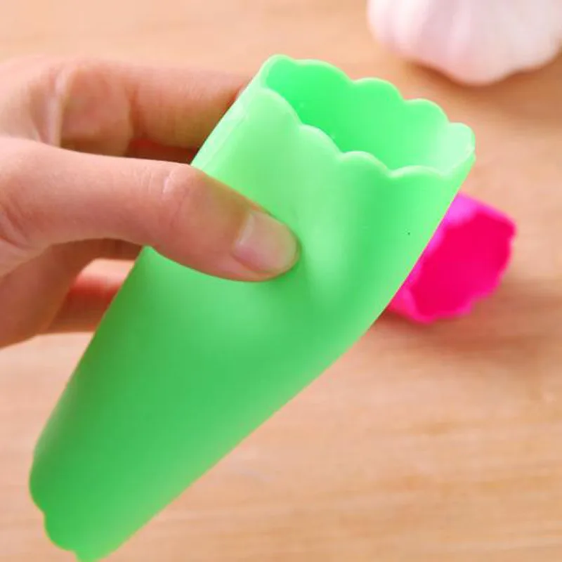 Силиконовый очиститель чеснока креативная Овощечистка практичный кухонный