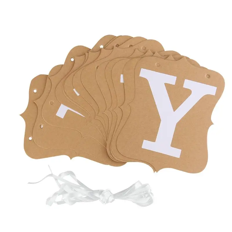 Винтажное украшение на день рождения бумажные флаги Детские сувениры вечерние