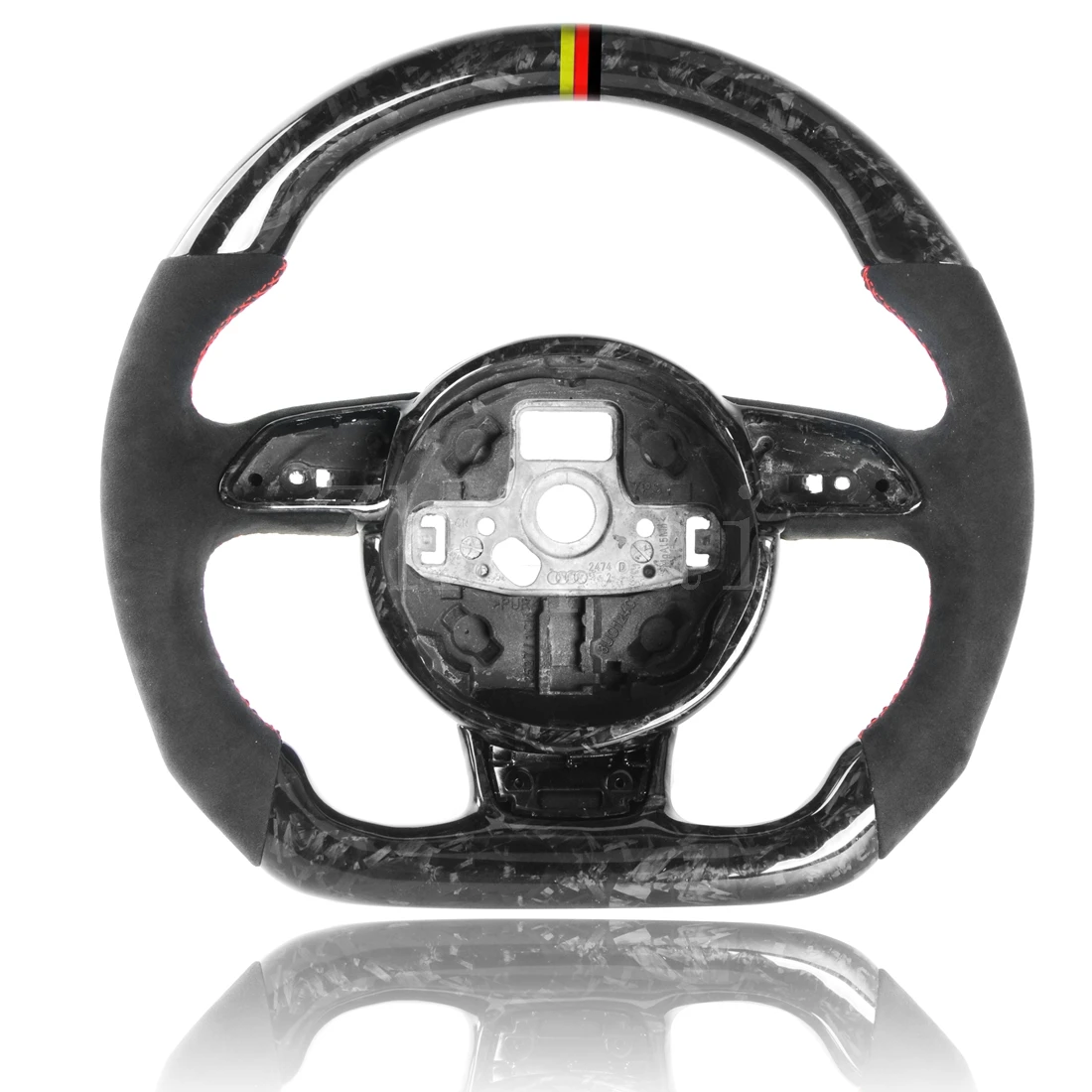 

Steering Wheel Forged Carbon Fiber Steering Wheel Alcantara Fit For Audi B8.5 RS3 RS4 RS5 RS6 RS7 2013 2014 2015 2016