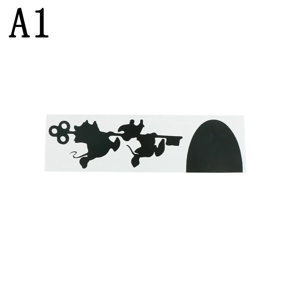 Новинка виниловая настенная наклейка с изображением дома мыши Jaq и Гуса домашний