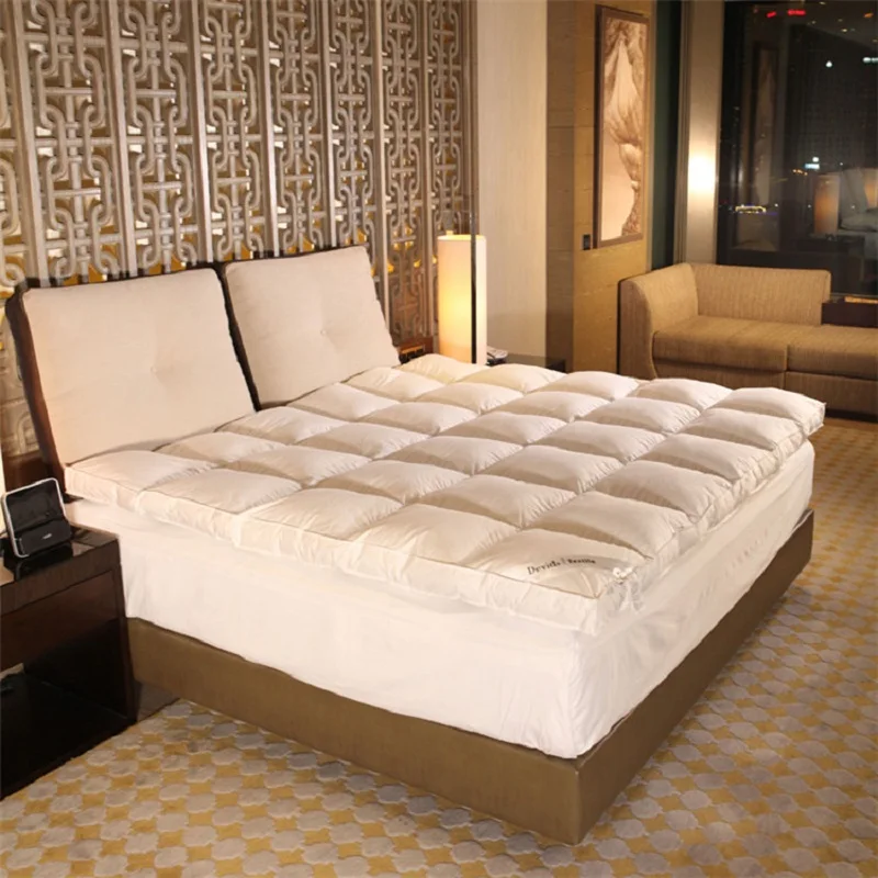 Роскошный матрас с гусиным пухом супермягкий для пятизвездочных отелей зимняя