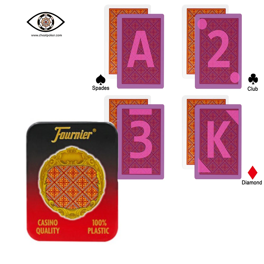 

Fournier Cards For Infrared Contact Lenses Magic Tricks Deck Board Game Bridge Size Marked Playing Cards Anti Cheat Poker