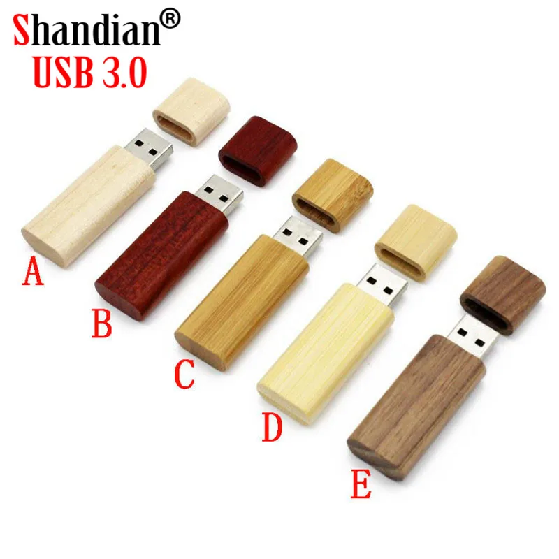 USB-флеш-накопитель SHANDIAN деревянный 4/8/16/32/64 ГБ 1 шт. | Компьютеры и офис
