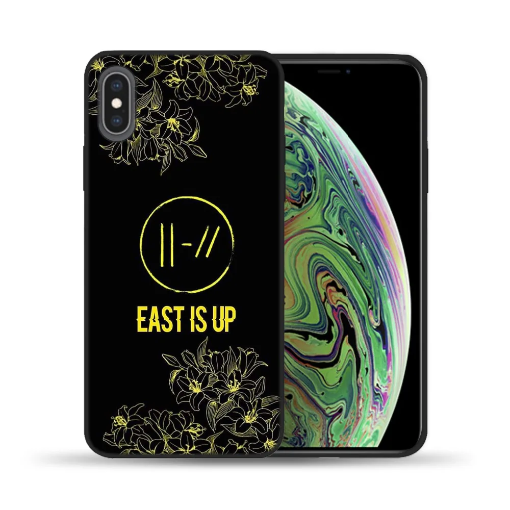 Twenty One Pilots 21 Мягкий чехол из ТПУ для Iphone x XS XR MAX 7 8 6S 6 Plus 5 5S SE Черный кремний телефона